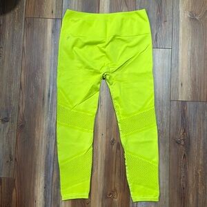 Fabletics Neon 7/8 Mosaic Mesh Leggings